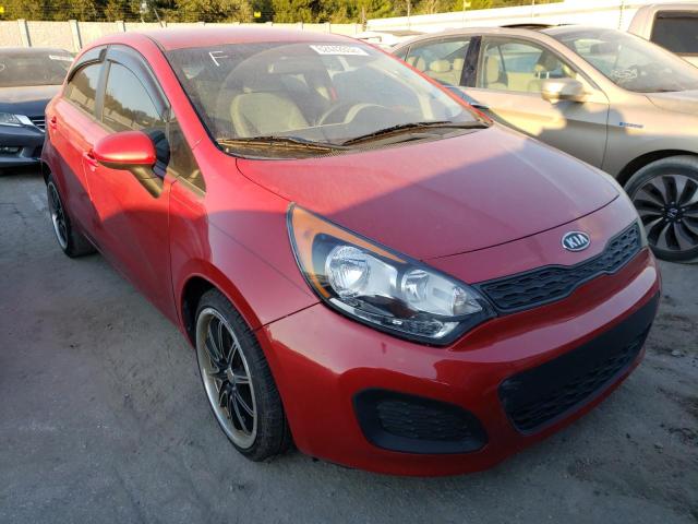 KIA RIO LX 2013 with VIN KNADM5A30D6132347 - Photo from auction