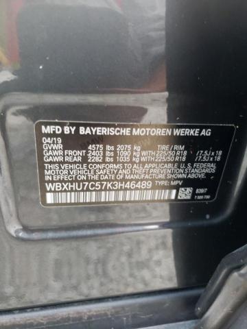 Photo 10 from auction – 2019 BMW X1 SDRIVE2 with VIN WBXHU7C57K3H46489