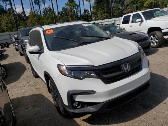 HONDA PILOT SE 2021 with VIN 5FNYF5H27MB035324 - Photo from auction