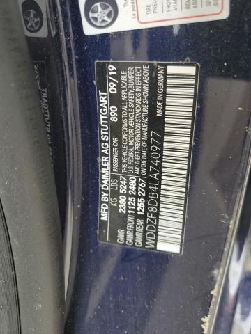 Photo 10 from auction – 2020 MERCEDES-BENZ E 350 with VIN WDDZF8DB4LA740977