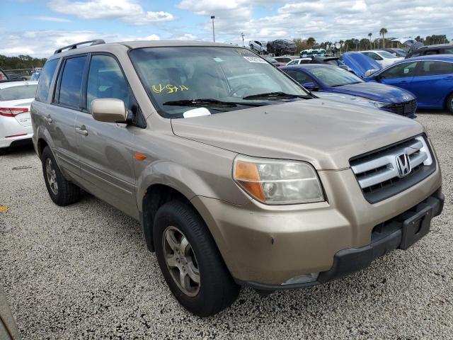 HONDA PILOT EX 2007 with VIN 5FNYF28427B028267 - Photo from auction