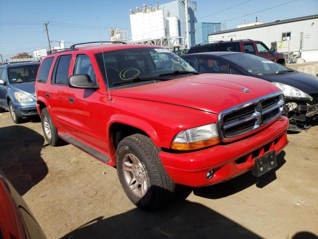 DODGE DURANGO SL 2003 with VIN 1D4HS48N03F612692 - Photo from auction
