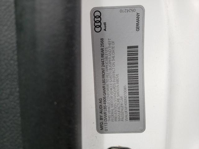 Photo 10 from auction – 2013 AUDI A5 PREMIUM with VIN WAUJFAFH0DN010085