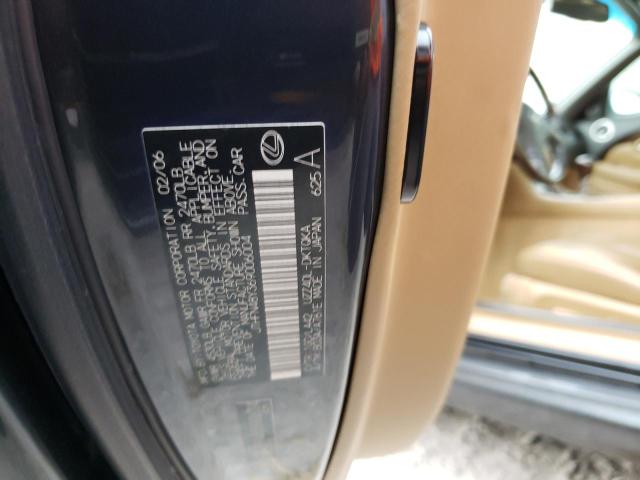 Photo 10 from auction – 2006 LEXUS SC 430 with VIN JTHFN48Y369006004