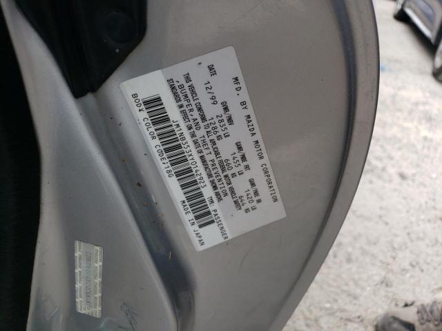 Photo 10 from auction – 2000 MAZDA MX-5 MIATA with VIN JM1NB353XY0142923