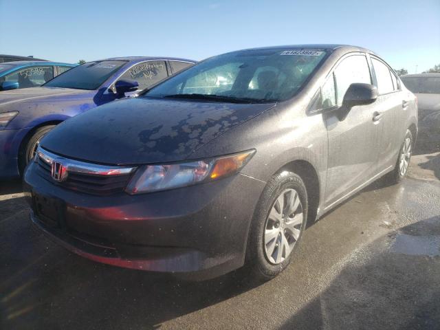Photo 2 from auction – 2012 HONDA CIVIC LX with VIN 19XFB2F52CE328762