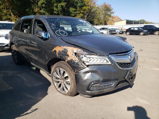 ACURA MDX TECHNO 2014 with VIN 5FRYD4H49EB040199 - Photo from auction
