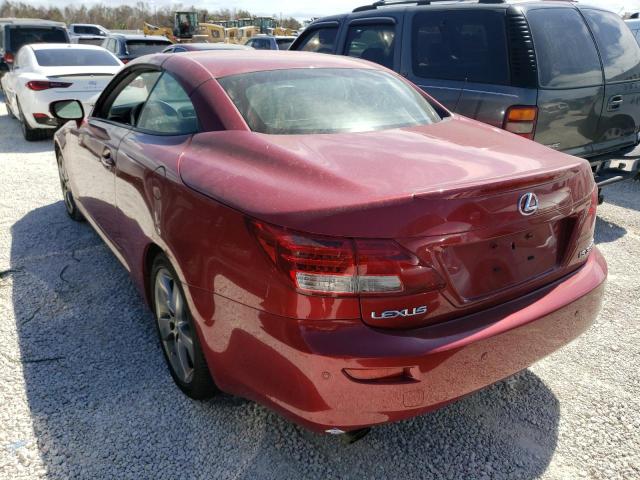 Photo 3 from auction – 2010 LEXUS IS 350 with VIN JTHFE2C29A2502837