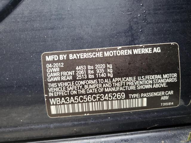 Photo 10 from auction – 2012 BMW 328 I with VIN WBA3A5C56CF345269