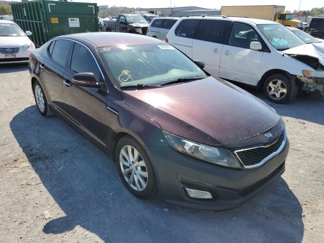 KIA OPTIMA LX 2014 with VIN 5XXGM4A70EG326117 - Photo from auction