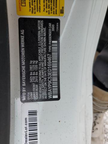 Photo 10 from auction – 2014 BMW 650 I with VIN WBAYP9C53ED169467