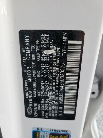 Photo 10 from auction – 2017 HYUNDAI TUCSON LIM with VIN KM8J33A46HU328375