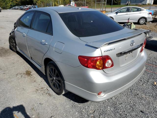 Photo 3 from auction – 2009 TOYOTA COROLLA BA with VIN 1NXBU40E59Z030483