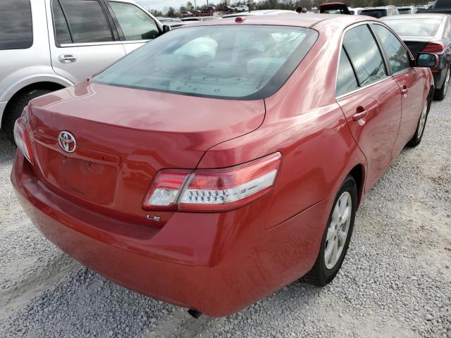 Photo 4 from auction – 2011 TOYOTA CAMRY BASE with VIN 4T1BF3EKXBU589889