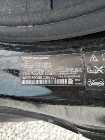 Photo 10 from auction – 2020 BMW M8 with VIN WBSDZ0C00LCD92835