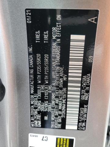 Photo 10 from auction – 2021 LEXUS RX 350 with VIN 2T2HZMAA1MC197596