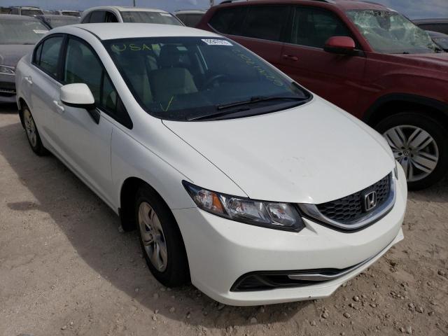HONDA CIVIC LX 2013 with VIN 19XFB2F53DE082905 - Photo from auction