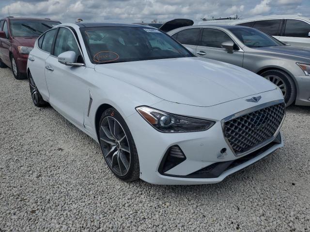 GENESIS G70 ELITE 2019 with VIN KMTG74LEXKU031083 - Photo from auction