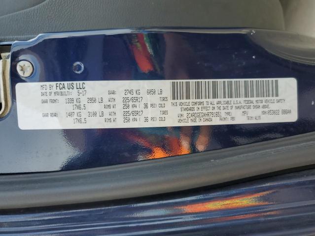Photo 10 from auction – 2017 DODGE GRAND CARA with VIN 2C4RDGEGXHR791651