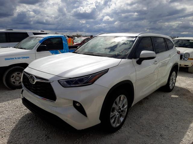 Photo 2 from auction – 2021 TOYOTA HIGHLANDER with VIN 5TDYZRAHXMS035813