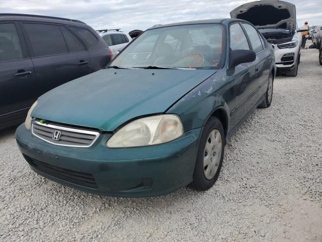 Photo 2 from auction – 2000 HONDA CIVIC BASE with VIN 2HGEJ6615YH552401