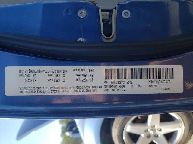Photo 10 from auction – 2007 DODGE CALIBER R/ with VIN 1B3HE78K67D110106