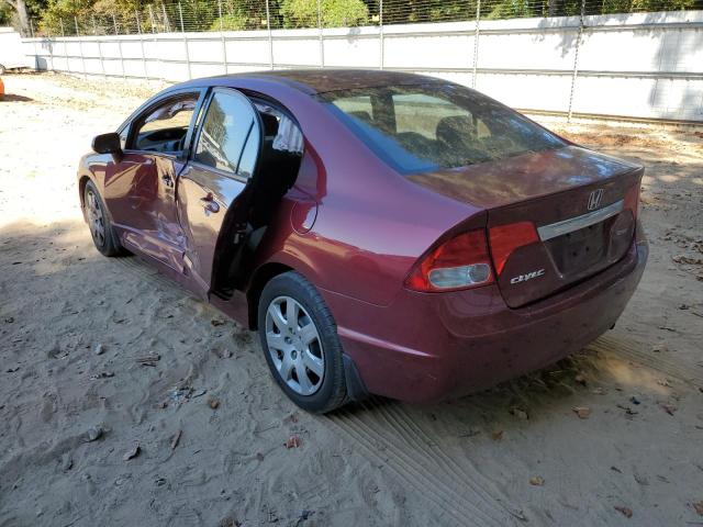 Photo 3 from auction – 2009 HONDA CIVIC LX with VIN 19XFA16519E014350