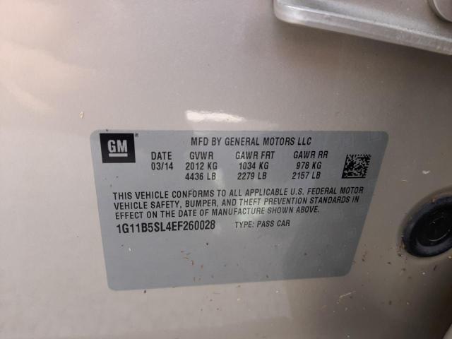 Photo 10 from auction – 2014 CHEVROLET MALIBU LS with VIN 1G11B5SL4EF260028