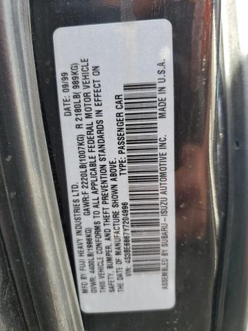 Photo 10 from auction – 2000 SUBARU LEGACY OUT with VIN 4S3BE6867Y7204996