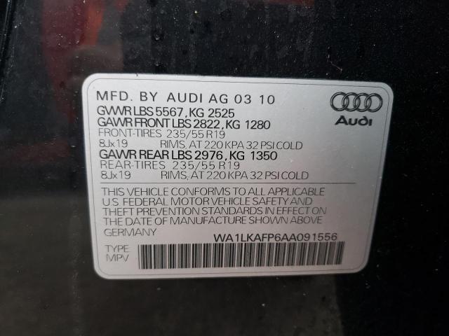 Photo 10 from auction – 2010 AUDI Q5 PREMIUM with VIN WA1LKAFP6AA091556