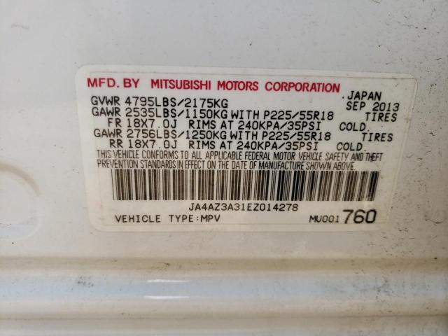 Photo 10 from auction – 2014 MITSUBISHI OUTLANDER with VIN JA4AZ3A31EZ014278