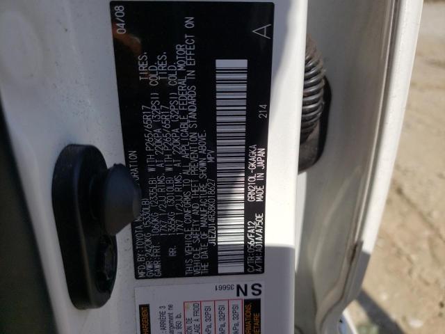 Photo 10 from auction – 2008 TOYOTA 4RUNNER SR with VIN JTEZU14R38K018627