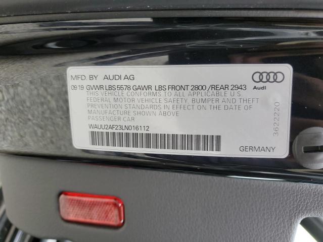 Photo 10 from auction – 2020 AUDI A7 PREMIUM with VIN WAUU2AF23LN016112