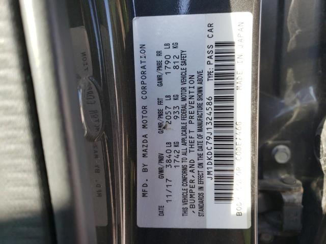 Photo 10 from auction – 2018 MAZDA CX-3 TOURI with VIN JM1DKDC79J1324586