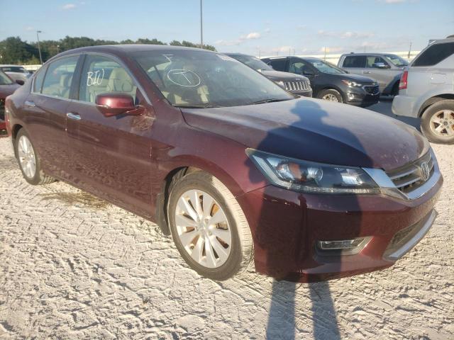 HONDA ACCORD EXL 2013 with VIN 1HGCR2F89DA073705 - Photo from auction