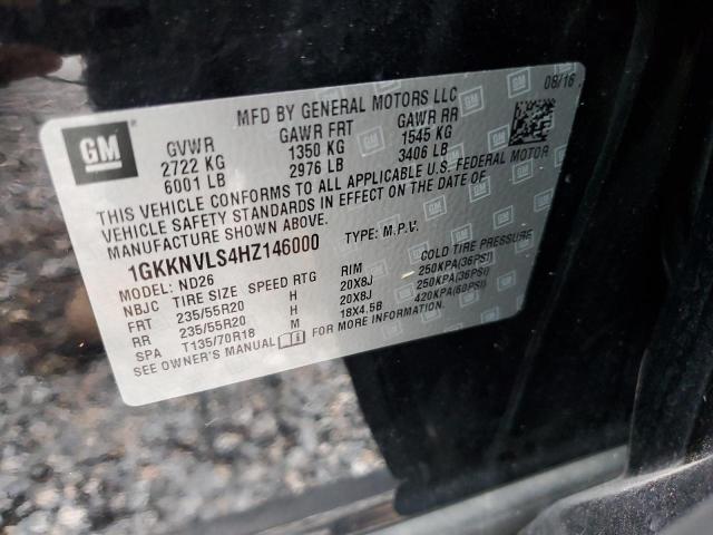 Photo 10 from auction – 2017 GMC ACADIA ALL with VIN 1GKKNVLS4HZ146000