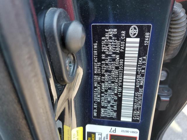 Photo 10 from auction – 2016 TOYOTA CAMRY LE with VIN 4T1BF1FK8GU235380