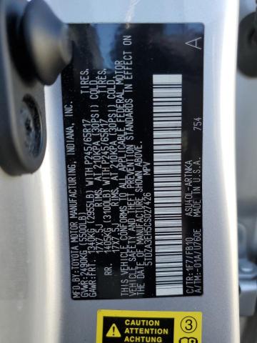 Photo 10 from auction – 2012 TOYOTA HIGHLANDER with VIN 5TDZA3EH5CS027426