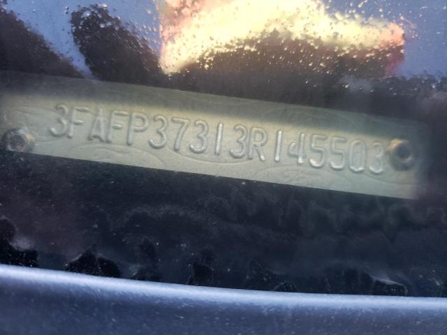 Photo 10 from auction – 2003 FORD FOCUS ZX5 with VIN 3FAFP37313R145503