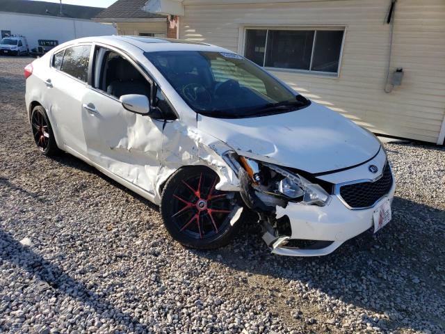 KIA FORTE EX 2014 with VIN KNAFZ4A81E5096322 - Photo from auction