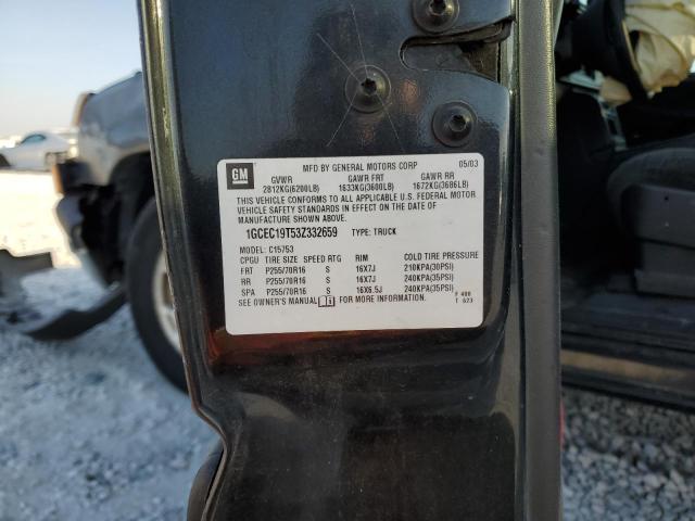 Photo 10 from auction – 2003 CHEVROLET SILVERADO with VIN 1GCEC19T53Z332659