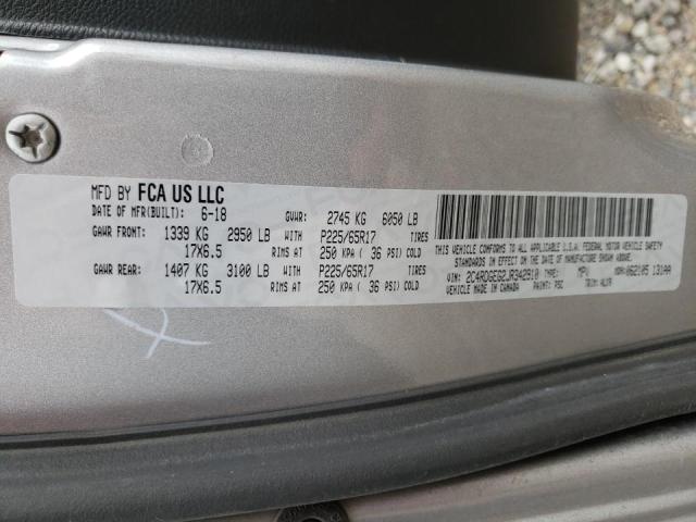 Photo 10 from auction – 2018 DODGE GRAND CARA with VIN 2C4RDGEG2JR342910