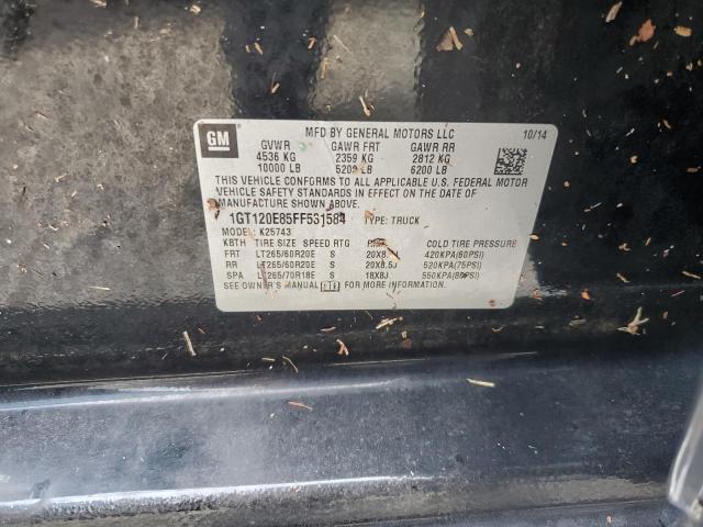 Photo 10 from auction – 2015 GMC SIERRA K25 with VIN 1GT120E85FF531584