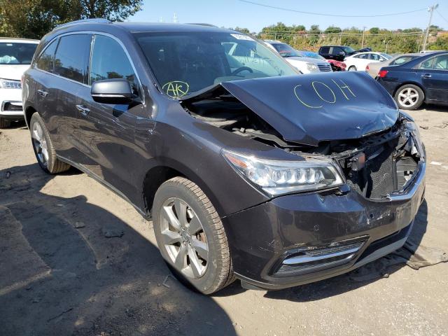 ACURA MDX ADVANC 2014 with VIN 5FRYD4H86EB044262 - Photo from auction