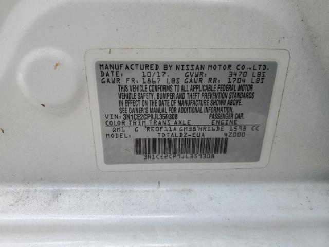 Photo 10 from auction – 2018 NISSAN VERSA NOTE with VIN 3N1CE2CP9JL359308