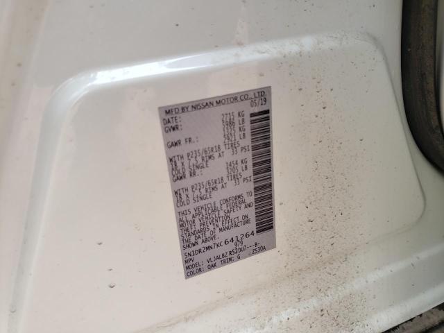 Photo 10 from auction – 2019 NISSAN PATHFINDER with VIN 5N1DR2MN7KC641264