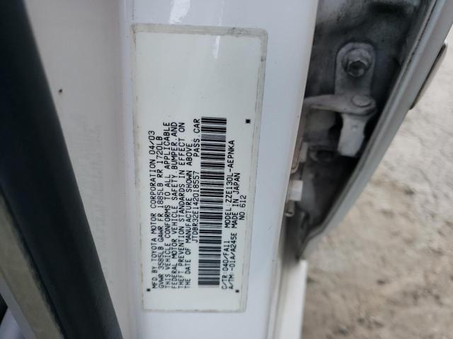 Photo 10 from auction – 2004 TOYOTA COROLLA CE with VIN JTDBR32E142018557