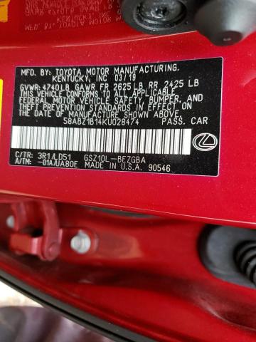 Photo 10 from auction – 2019 LEXUS ES 350 with VIN 58ABZ1B14KU028474