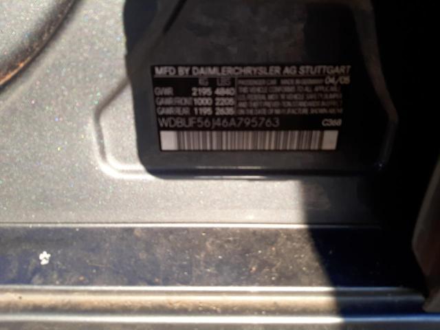Photo 10 from auction – 2006 MERCEDES-BENZ E 350 with VIN WDBUF56J46A795763