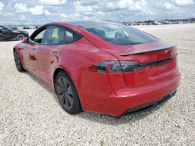 Photo 3 from auction – 2021 TESLA MODEL S with VIN 5YJSA1E61MF438591